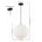 Anthoy 1 - Light White/Black Pendant-168105037
