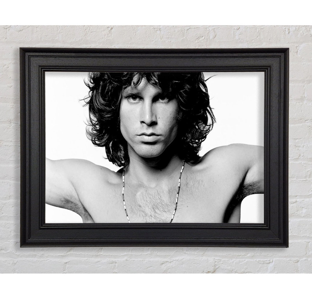 Jim Morrison Musik - Einzelne Bilderrahmen Kunstdrucke