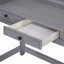 Ensemble de table de salle à manger 4 pièces, table de cuisine rétro et chaises avec 3 tiroirs de rangement-927106713