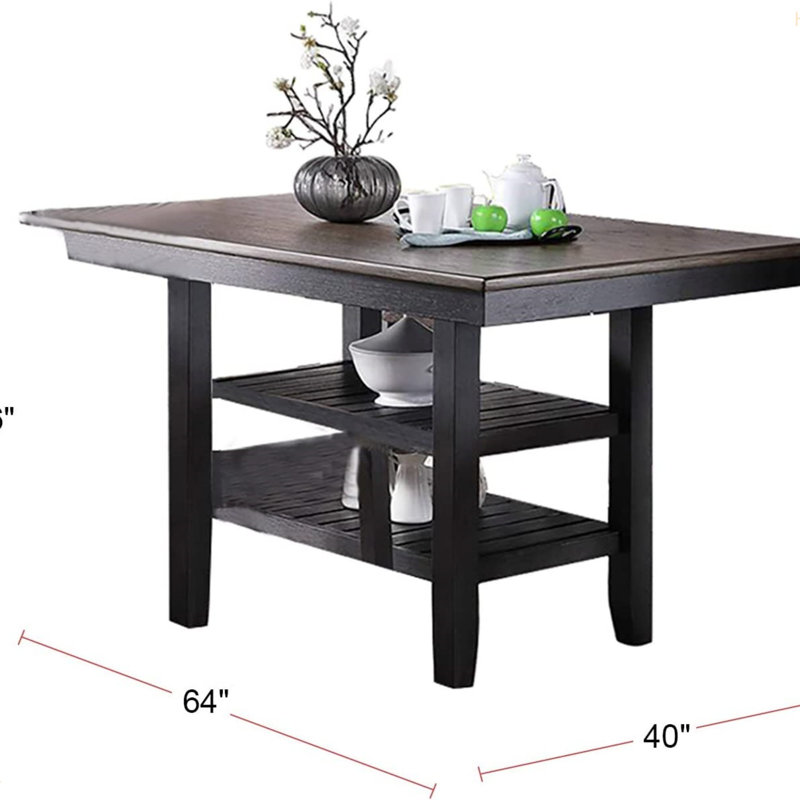 Table de salle à manger à hauteur de cuve 1Pc