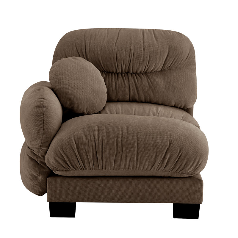 Flora Sofa LSF Chenille -Brown, Brown
