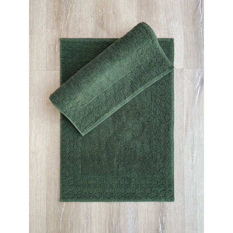 Alon Cotton Twill Non-Slip Bath Mat