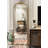 French-Style Vintage Carved Arched Large-Sized Stand Mirror With Frame-117564165