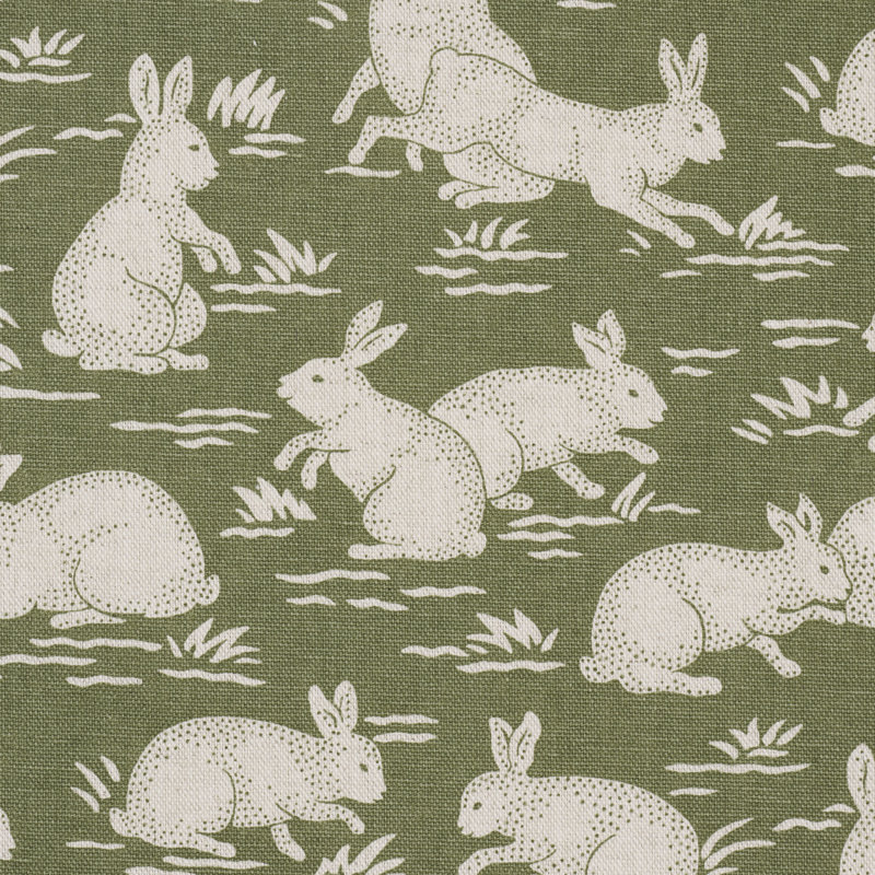 Cottontails Fabric, Moss