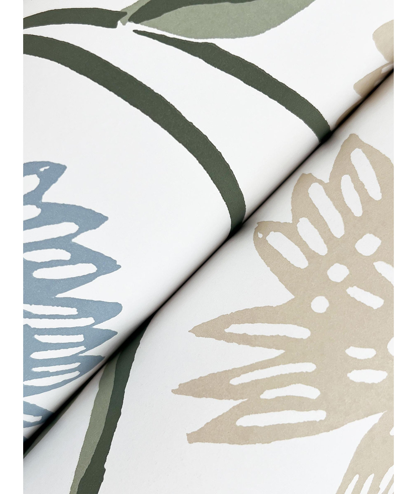 Aster Wallpaper Double Roll, White