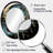 Symbols Crescent Moon And Stars - Fantasy Oval Decorative Mirror On Metal-1552025624