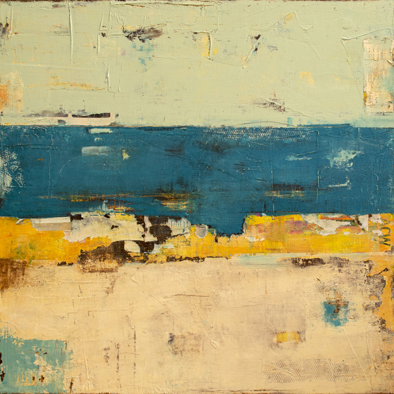 Second Time Around - Wrapped Canvas Painting, 30cm H x 30cm W
