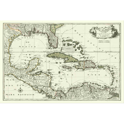 Carte du golfe du Mexique