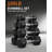 Superior Hex Dumbbell Set of 2 – 5-50 lb Options – PVC or Rubber Coated Hand Weights for Home Gym – Non-Slip, Anti-Roll Design – Cast Iron Core Strength Training Equipment for Men & Women – Black