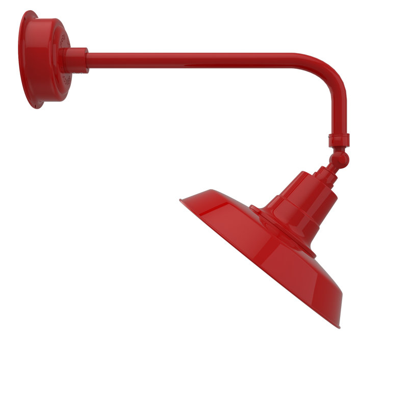 Luminaire de grange d’extérieur à del oldage, Rouge cerise