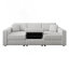 Canapé pour 6 personnes avec repose-pieds hydraulique Soft U-858763867