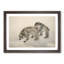 Two Monkeys by Kansetsu Hashimoto - Picture Frame Painting Print-55605921-55605925