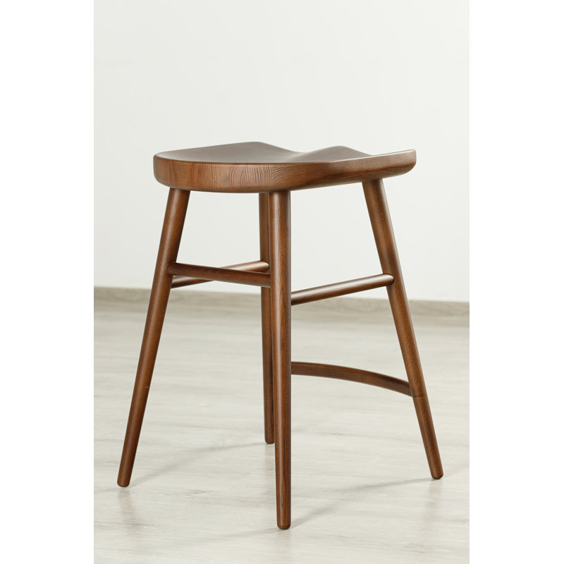 Alma Bar Chair, Matte Brown, Counter Stool (25” Seat Height)