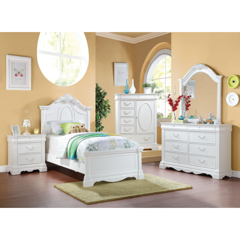 Deloris Wood Wall Mirror
