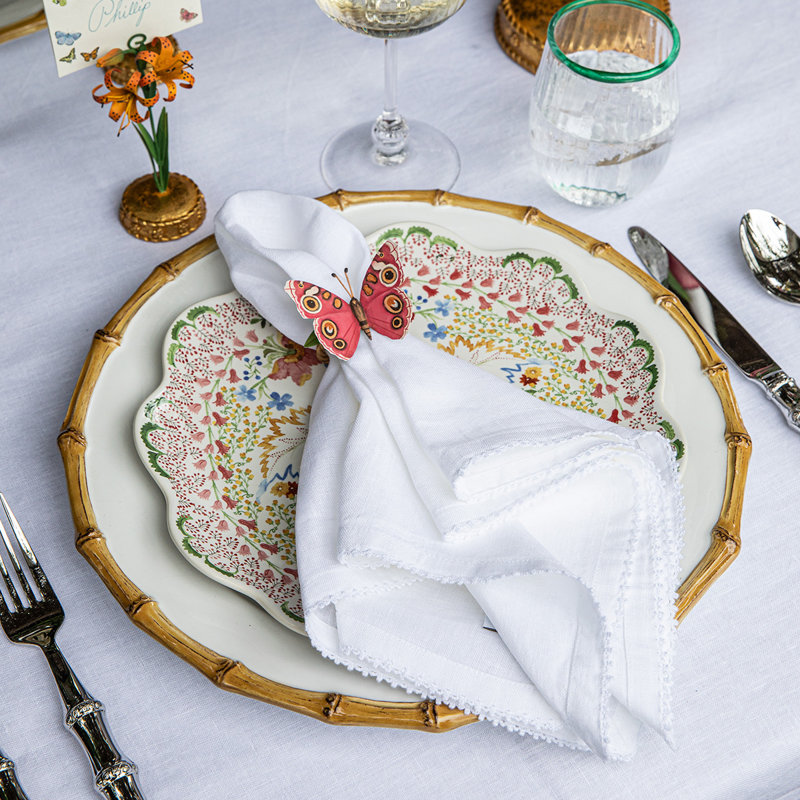 Meadow Walk Butterfly Napkin Ring Assorted
