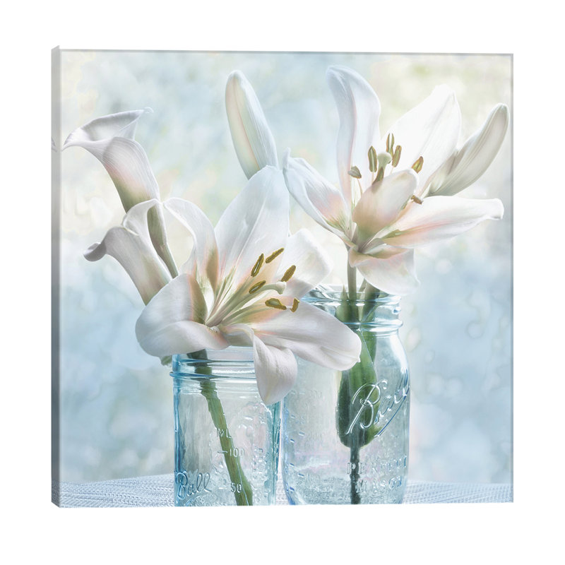 Ball Mason Lily I by Irene Weisz - Wrapped Canvas Print, 66.04 cm H x 66.04 cm W x 3.175 cm D