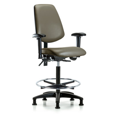 Chaise de travail en vinyle Khallia