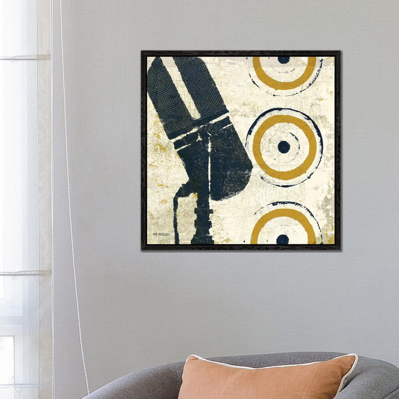 High Fidelity Square II by Michael Mullan - Print on Canvas, Black Framed, 66.04 cm H x 66.04 cm W
