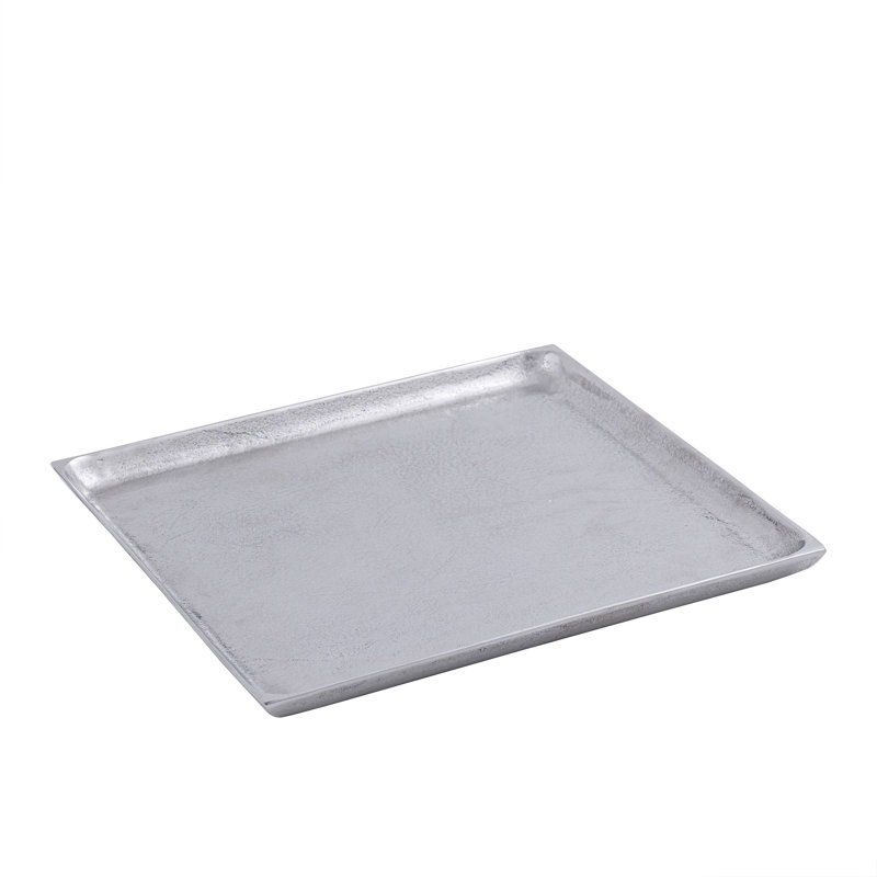 Support pour plante Brextyn, Nickel, H 1,18 po x l 14,96 po x P 14,96 po