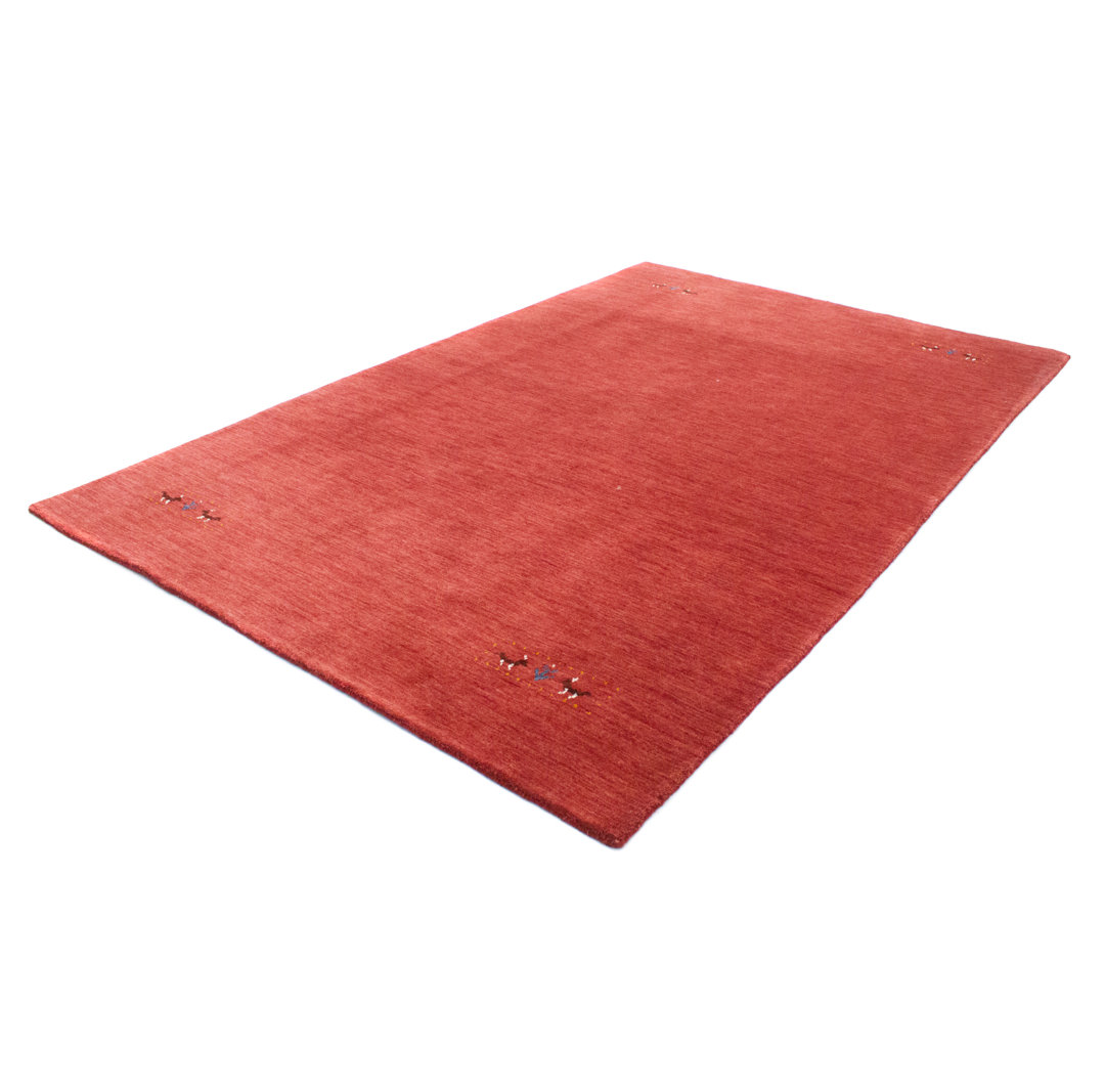 Hand Knotted Wool Red Indoor/Outdoor Rug
