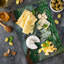 Ambesonne Rustic Cutting Board Large Size Old Street Flowers Grey Green