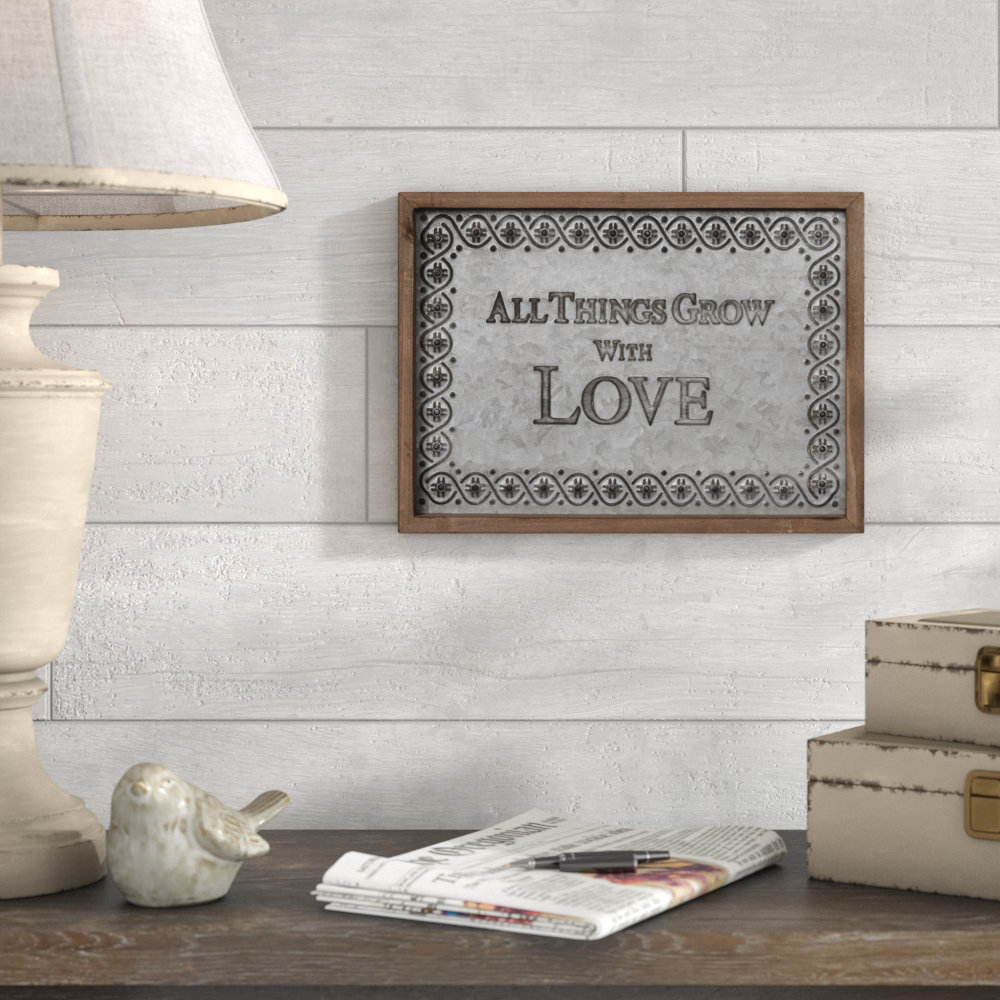 " All Things Grow With Love " August Grove®