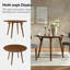 Table de salle à manger ronde de style moderne Mid-Century 45 "avec pieds en bois massif Germa-623869008