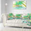 Coussin lombaire abstrait à motif fractal abstrait-30735195