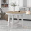 Table de salle à manger polyvalente et rustique avec longueur réglable et fabrication durable-588748957
