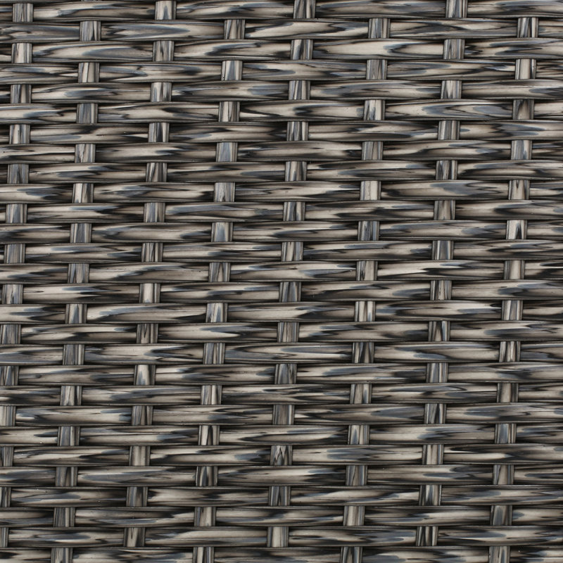 4 chaises d'extérieur noires avec coussins d'eau de 4 pièces, 100% tissu