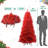 Artificial Red Christmas Tree-1328616669