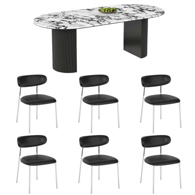 Small exquisite dining table and chair