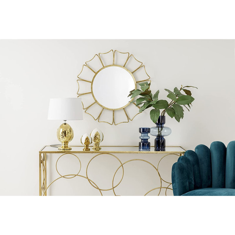 Aleen Metal Flat Wall Mirror