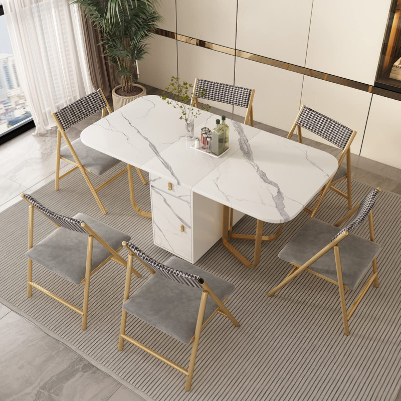 62.9'' L x 28.7'' H Manufactured Wood Dining Table