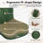 Armless Computer Desk Chair,Ergonomic Mid Back Leather Task Office Chair with Wheels And Lumbar Support for Home Small Space Vanity Makeup-1139603319-1139603318