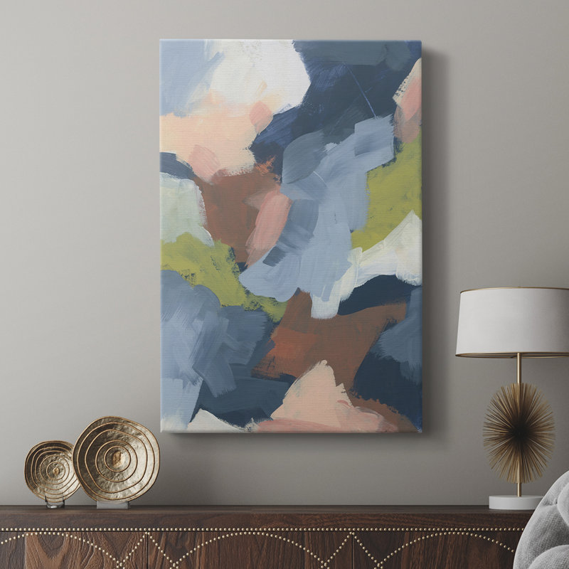 Doux atmosphère indigo II - galerie Cavas sur mesure, H 36 po x l 24 po