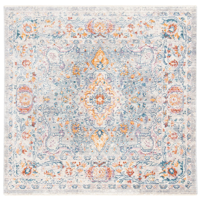 Soren Performance Oriental Rug, Square 4'
