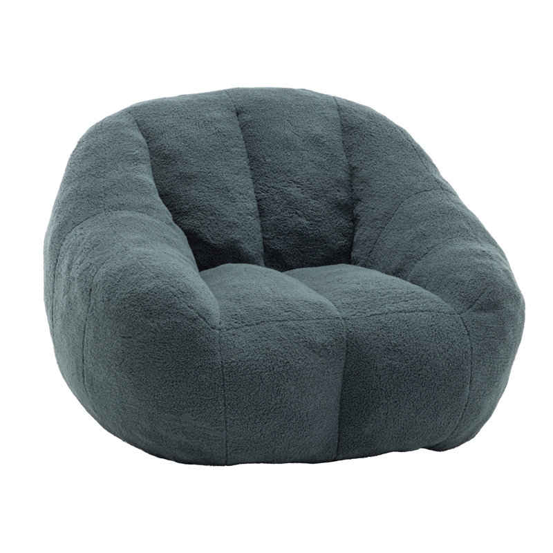 Bean Bag Chair With Filler, Green Teddy