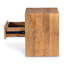 Table de chevet en bois massif 17,5 po l 17,5 po