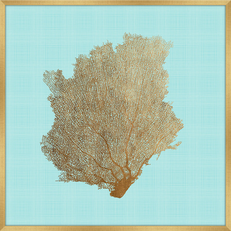 « sea fan iv », reproduction d’impression encadrée