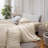 MooMee Duvet Cover Set Silky Sateen Look Luxury Sheen Zipper Closure & 8 Interior Ties 100% Long-Staple Cotton 600TC -113815272-105272386