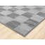 Bezore Modern Indoor Living Room Area Rug Embossed Cut-Shrink Pile with Metallic Sheen Jute Backing Living Room - Bedroom Hallway Carpet Grid Grey-45857705
