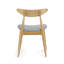 Ensemble de 2 chaises rétro en bois d'hévéa avec dossier ergonomique et coussins moelleux-936134263-936134260