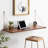 Ivory Bracket Shelf with Hooks