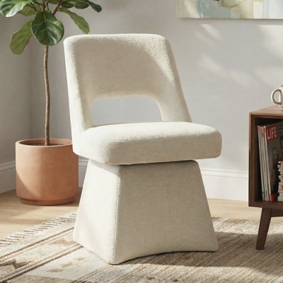 Upholstered Swivel Dining Chair