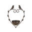 SPARROW Iron Birdbath