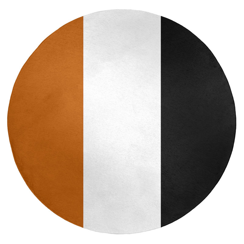 Chenille Indoor Rug, Round 5'