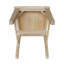 Chaise d'appoint en bois massif Kindelan-19110955