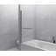 Panneau de douche en verre trempé sans cadre 31 "X55"