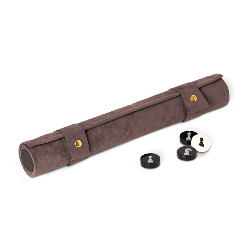 Bey-Berk Handmade 17'' L Game Set, Brown